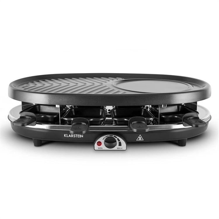 All-U-Can-Grill Raclette 4-in-1 Pancake Crêpes Steinplatte 8 Personen