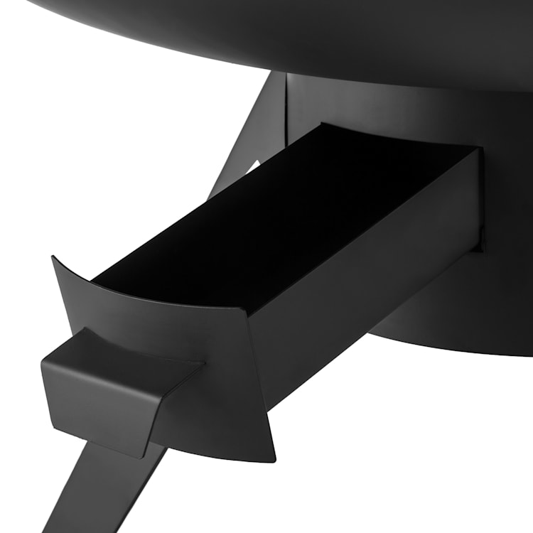 Delion Galg-zwaaigrill vuurschaal hoge voet kettingophanging edelstaal &Oslash;80cm 