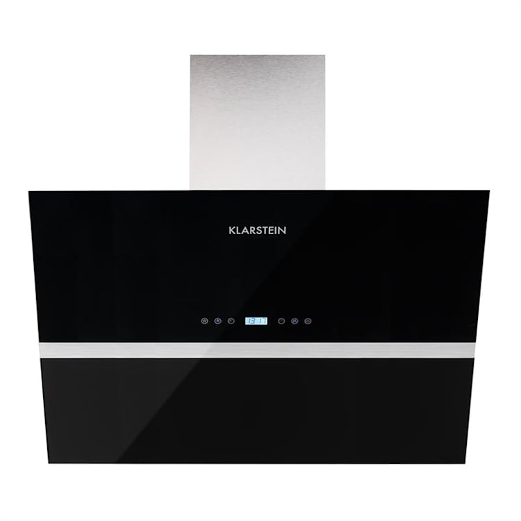 Aurea VII Extractor de Fumos Campânula Ecrã de Toque Vidro 90cm 700m³/h 195W Preto 90 | Preto