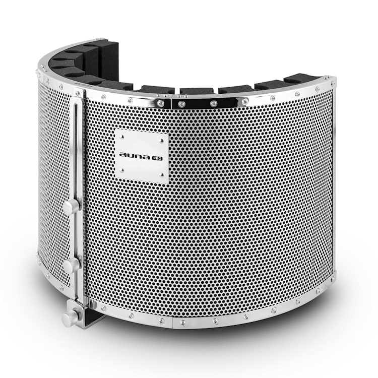MP32 MKII Schermo Per Microfono Mic Screen Adattatore Compreso Argento