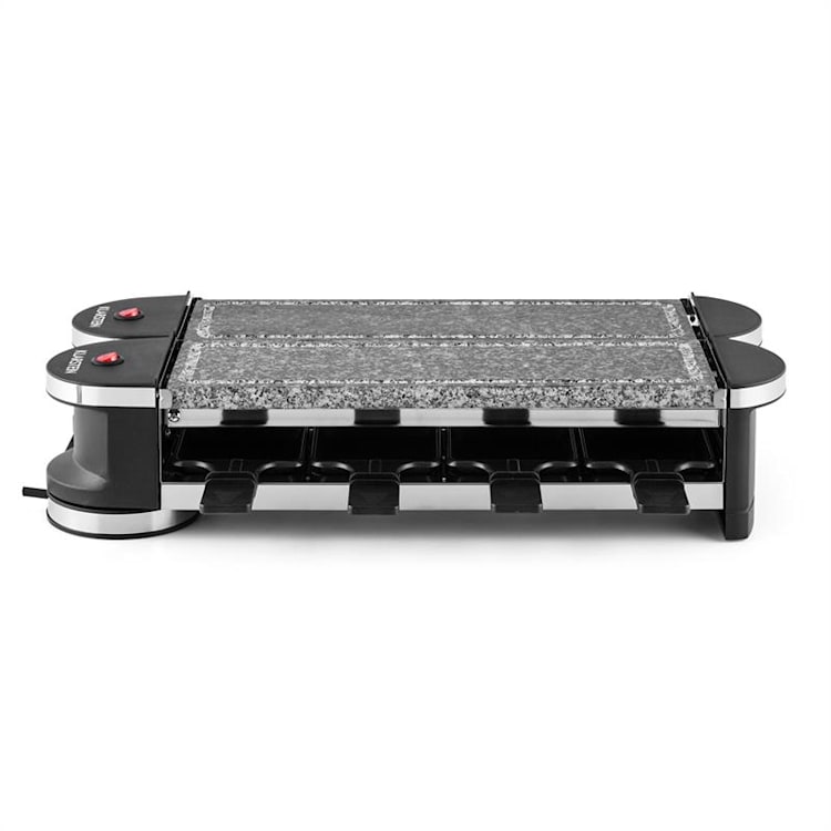 Tenderloin 100 Raclette-grill 1200W 8 personnes 2x plaques en pierre naturelle