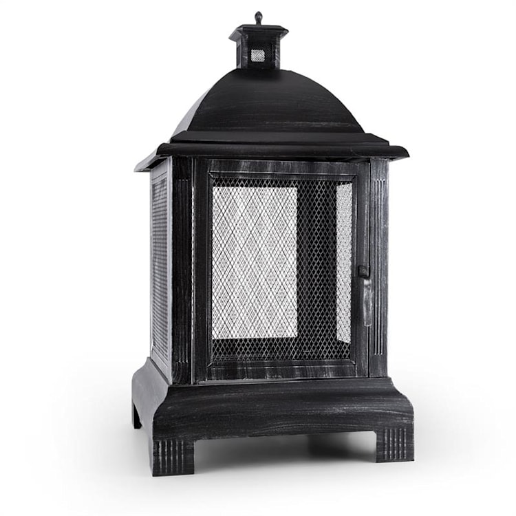 Loreo Chimenea para jardín Brasero Farol Acero pavonado