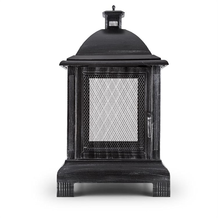 Loreo Chimenea para jardín Brasero Farol Acero pavonado