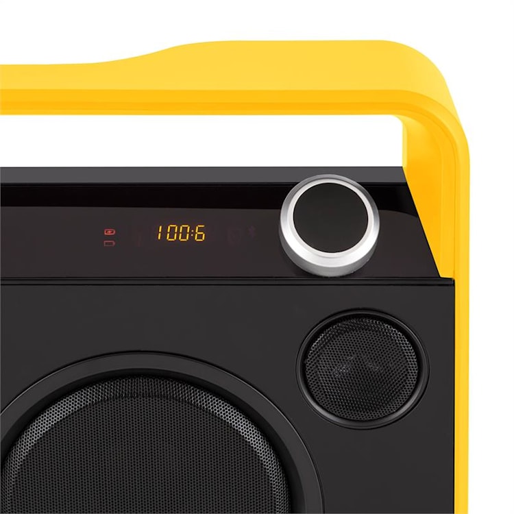 Bebop Equipo de sonido USB Bluetooth AUX MIC Batería Amarillo