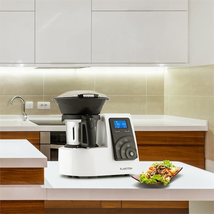 Kitchen Hero 9-em-1 Processador de Alimentos Máquina de Cozinha 2L 600/1300W Branco Branco