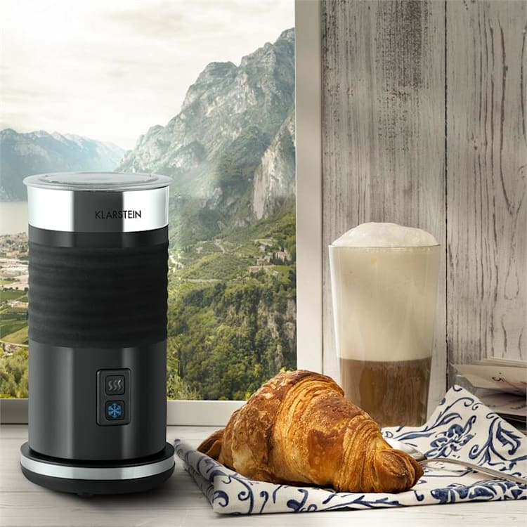 Biancolatte Nero Milchaufschäumer 400W 3-in-1 Kannenerhitzer 200ml Schwarz