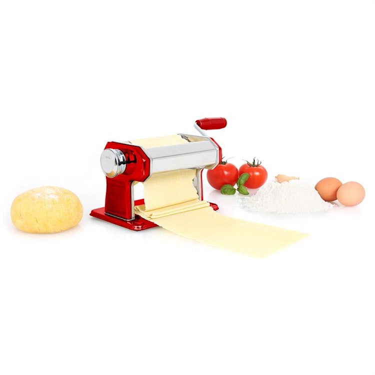 Siena Rossa Macchina per Pasta 3 Attacchi Acciaio Rosso Rosso