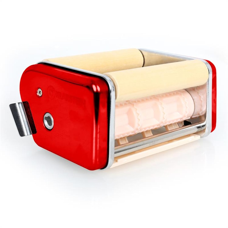 Siena Rossa Pasta Maker Machine à pâtes 3 accessoires acier rouge Rouge