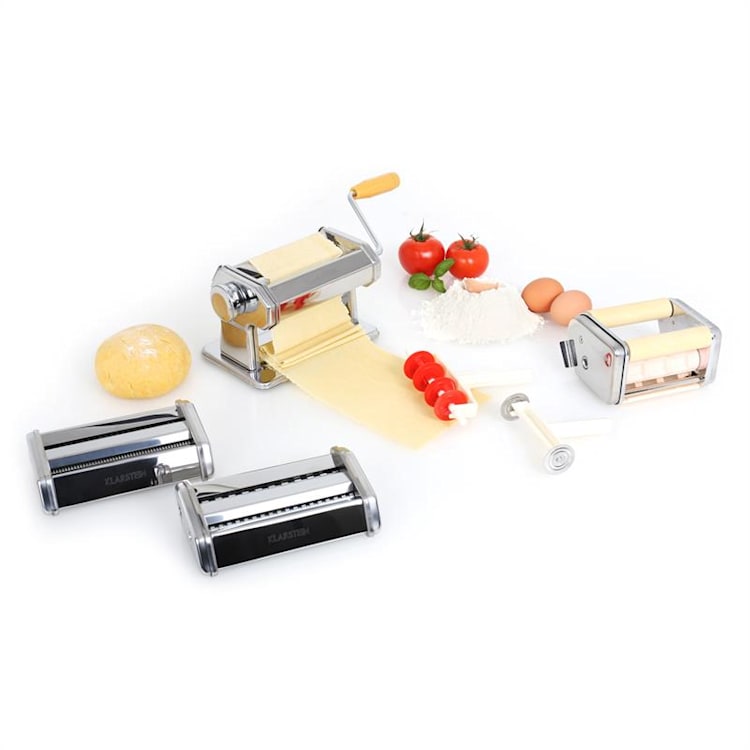 Klarstein Siena Pasta Maker, 4 mm, násada na prípravu rezancov, príslušenstvo, nehrdzavejúca oceľ 4 mm