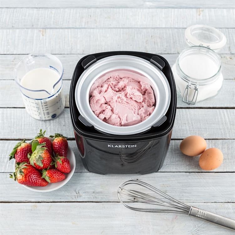 Creamberry, 1,5 l, zariadenie na prípravu zmrzliny a mrazeného jogurtu Čierna