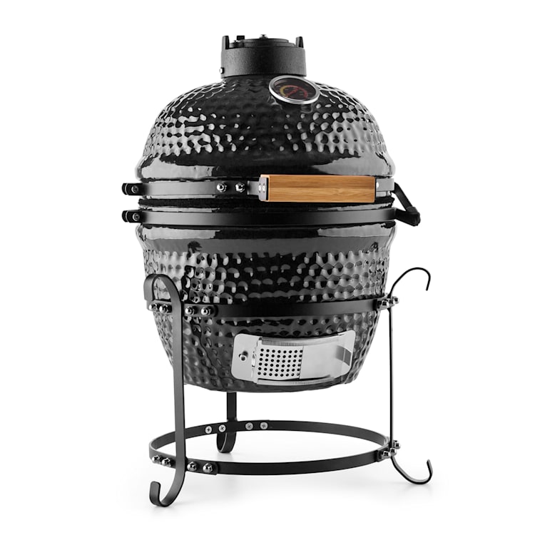 Kamado gratar ceramica Grill 11 " BBQ negru