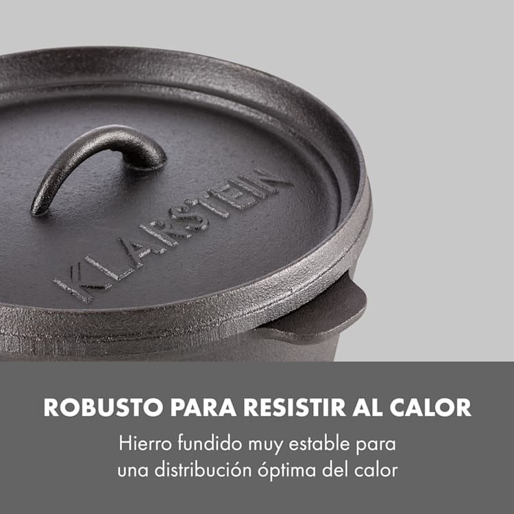 Hotrod Masterplan Olla de hierro Juego de 7 piezas Juego de barbacoa Hierro fundido