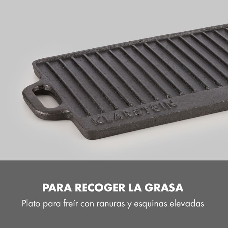 Hotrod Masterplan Olla de hierro Juego de 7 piezas Juego de barbacoa Hierro fundido