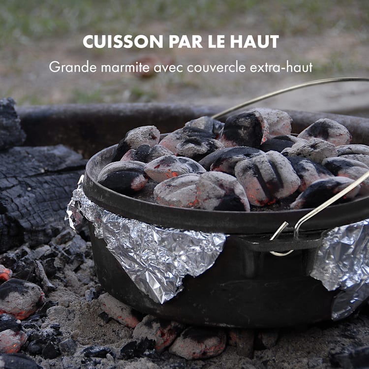 Hotrod Masterplan Set batterie de cuisine pour barbecue 7 pièces Fonte