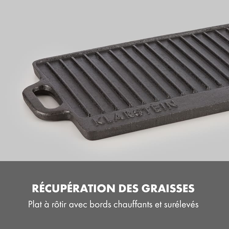 Hotrod Masterplan Set batterie de cuisine pour barbecue 7 pièces Fonte