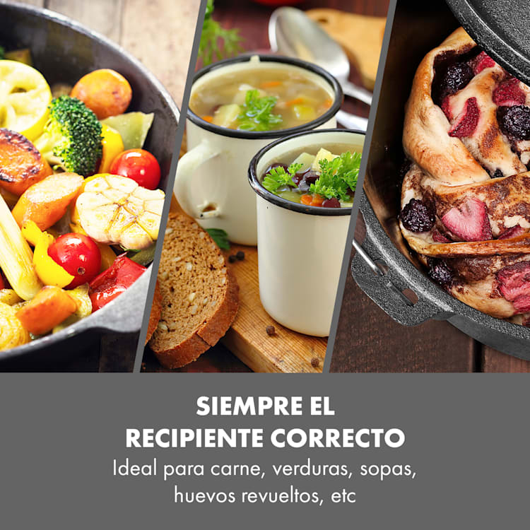 Hotrod 85 Olla de hierro Olla de BBQ 9 qt / 8,5 L Hierro fundido negro 8,5 L
