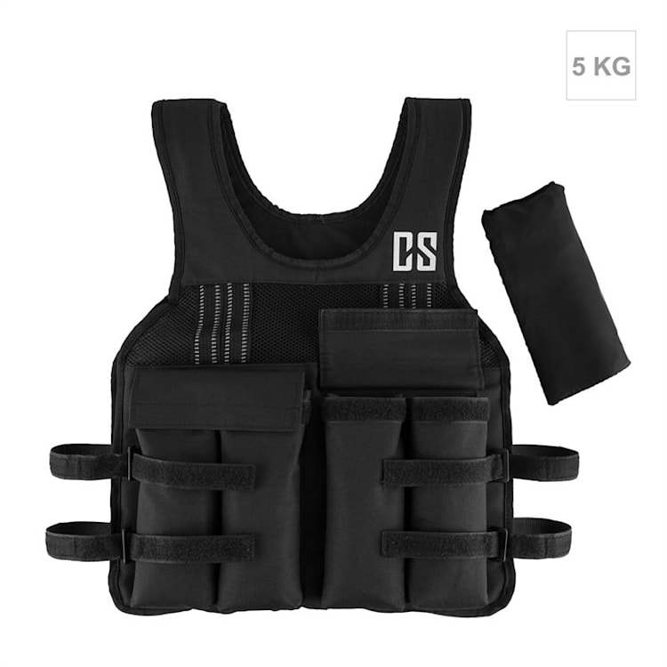 Beastvest Gewichtsvest Zandvulling 5 kg zwart 5 kg