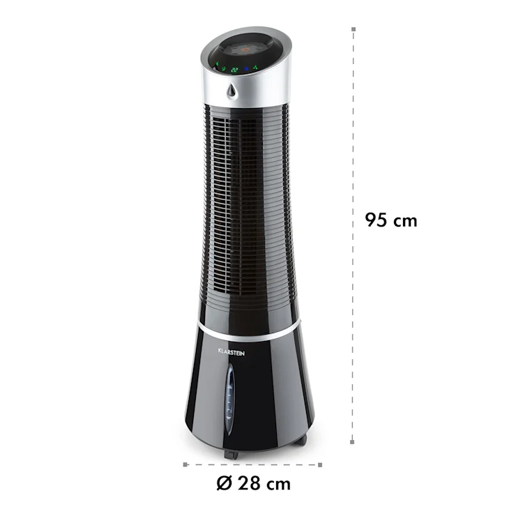 Skyscraper Ice 4-in-1 Air Cooler Fan 210 m³/h 30 W oscillation mobile remote control 180 m³/h | No | Black