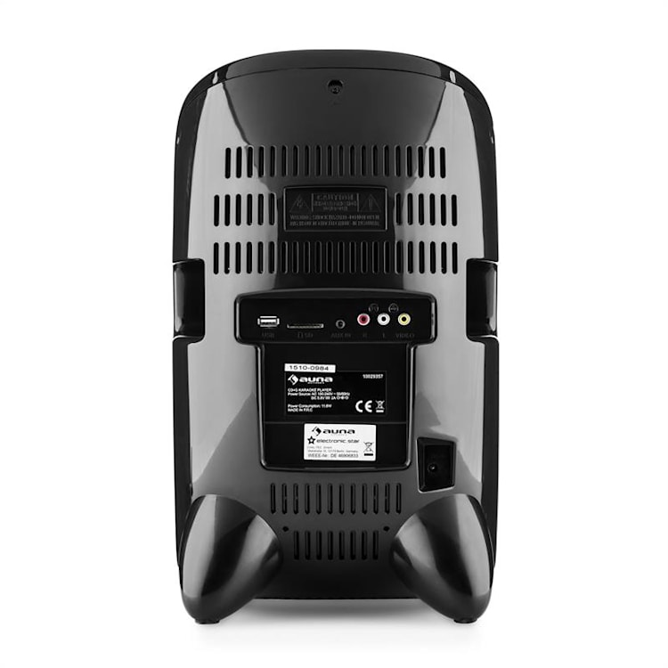 ScreenStar karaoke-installatie camera CD USB SD MP3 incl.2 x microfoon 3x CD+G