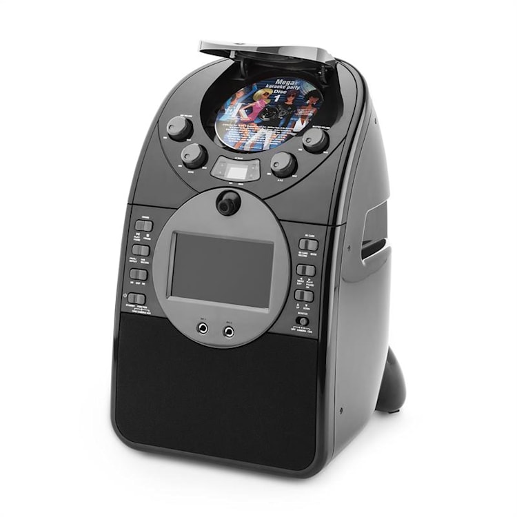 ScreenStar karaoke-installatie camera CD USB SD MP3 incl.2 x microfoon 3x CD+G