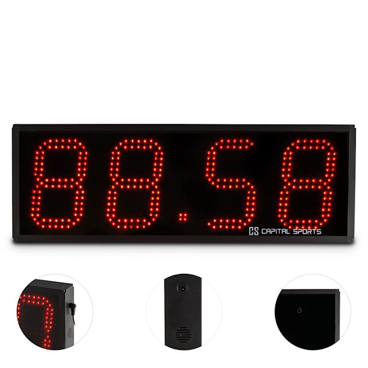 Timeter Sporttimer Tabata Stopwatch Cross-Training 4 Cijfers geluidsignaal