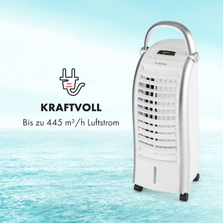 Maxfresh Ventilator Luftkühler 4-in-1 6L-Wassertank 55W Timer-Funktion Original | Weiß