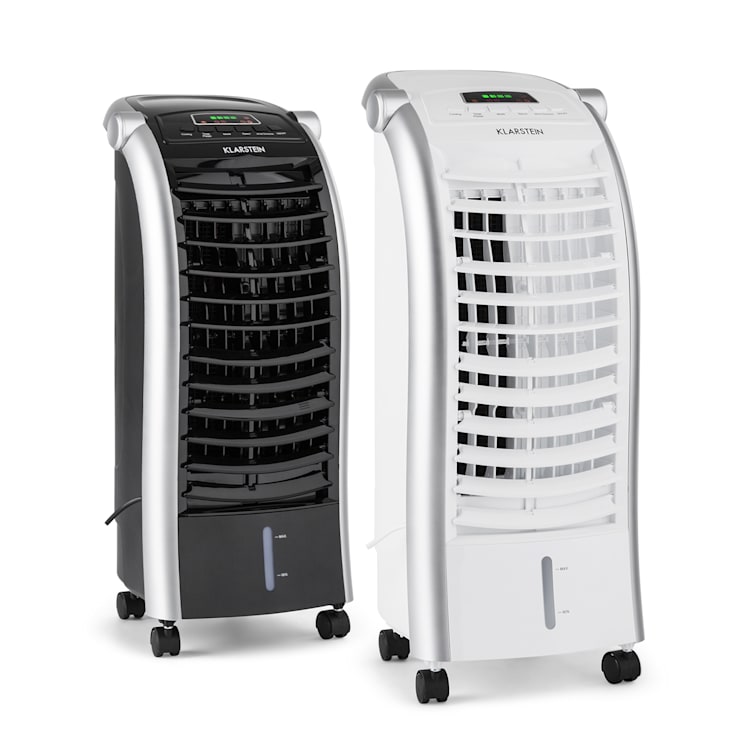 Maxfresh Ventilator Luftkühler Luftbefeuchter 4-in-1-Funktion Oszillation 6L-Wassertank 55W Timer-Funktion Weiß
