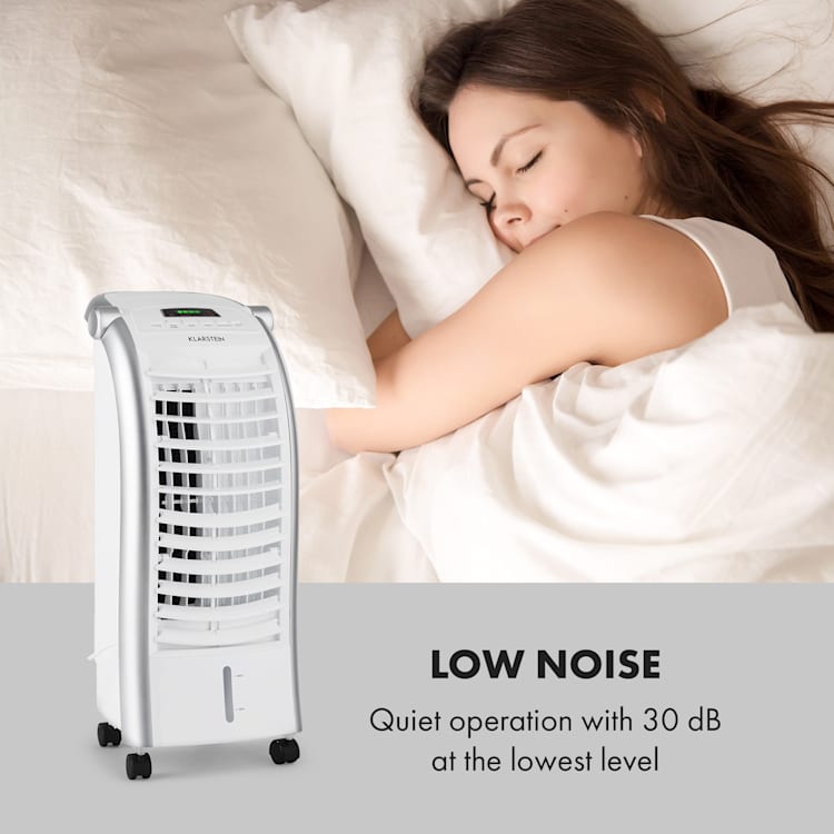 Maxfresh, Hladilec zraka, ventilator, 4 v 1, 6 l, 65 W, daljinski upravljalnik, 2 x hladilni komplet Original | Bela