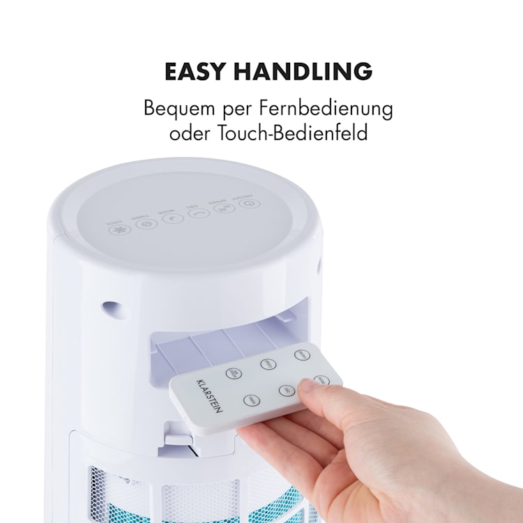 Highrise 3-in-1 Luftkühler Ventilator 35 Watt 3 Geschwindigkeiten Weiß