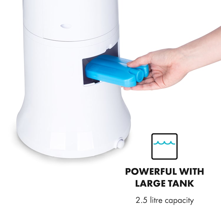 Highrise, klimator, wentylator, nawilżacz powietrza, 35 W, 2,5 l Biały