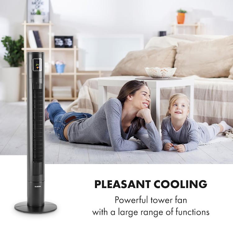 Highwind Ventilador Em Torre 45 W c/Função de Oscilação Temporizador Display LED