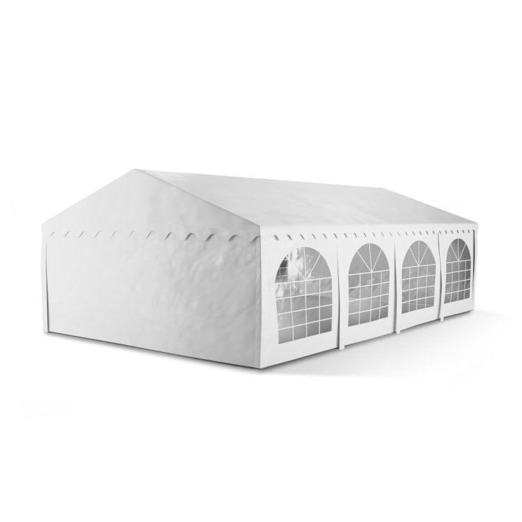 Sommerfest 5x8m 500 g/m² Carpa de fiestas Carpa PVC impermeable resistente al fuego 5 x 8 m/resistente al fuego/blanco