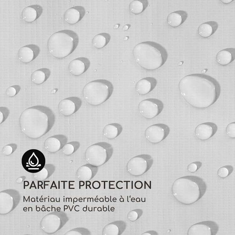 Sommerfest 6x12m 500 g/m² Chapiteau tente PVC étanche galvanisé 6x12 m / galvanisé / blanc