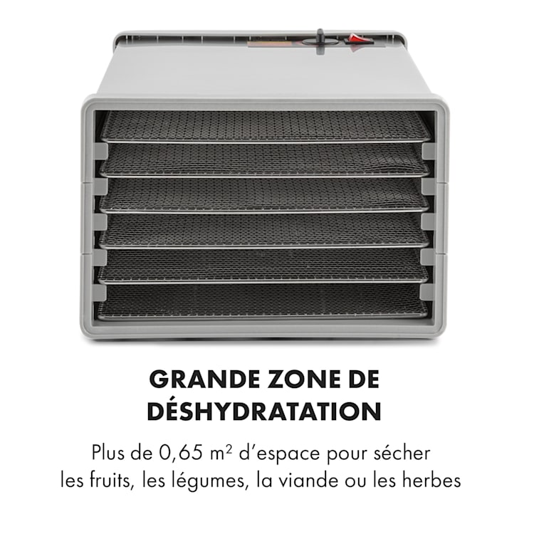 Déshydrateur alimentaire Fruit Jerky Steel 6 6 étagères 630 W Surface : 0,65 m² 6 étages