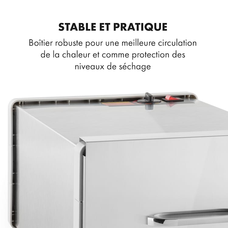 Déshydrateur alimentaire Fruit Jerky Steel 6 6 étagères 630 W Surface : 0,65 m² 6 étages