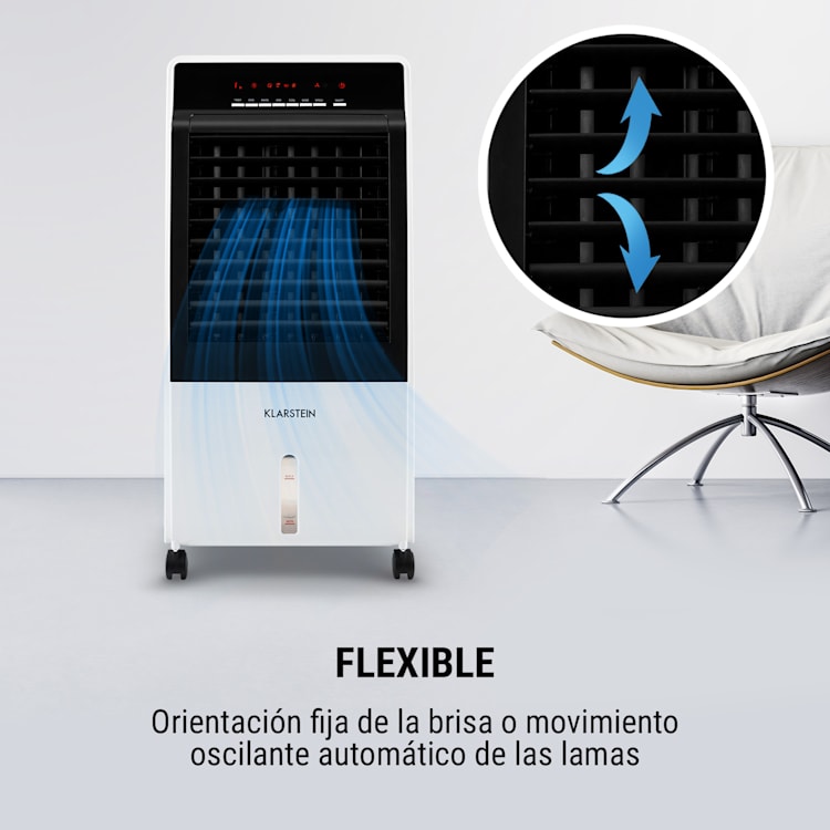 CTR-1 V2 4-en-1 Climatizador evaporativo Ventilador Humidificador Ionizador 7 litros 360 m³/h Blanco Blanco