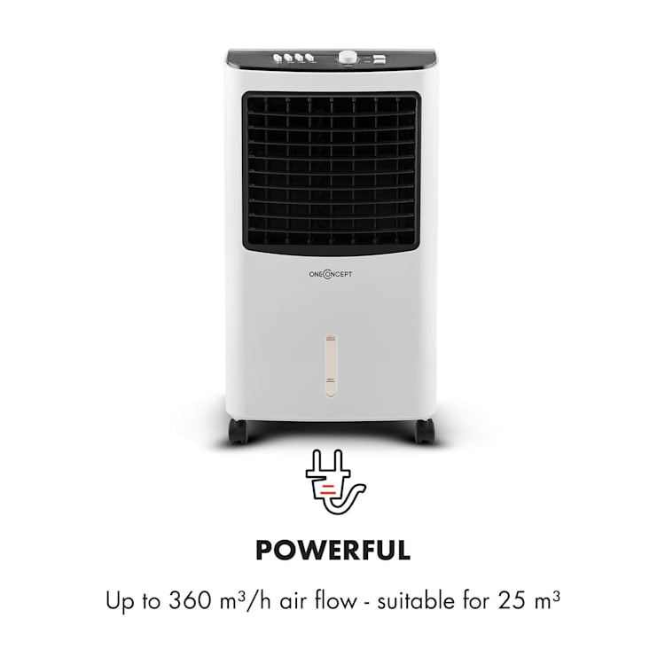 MCH-2 v2 3-in-1 Luftkühler Ventilator Luftbefeuchter 360 m³/h | 65 Watt | 7 Liter | 3 Geschwindigkeiten | Oszillation | Fernbedienung | mobil