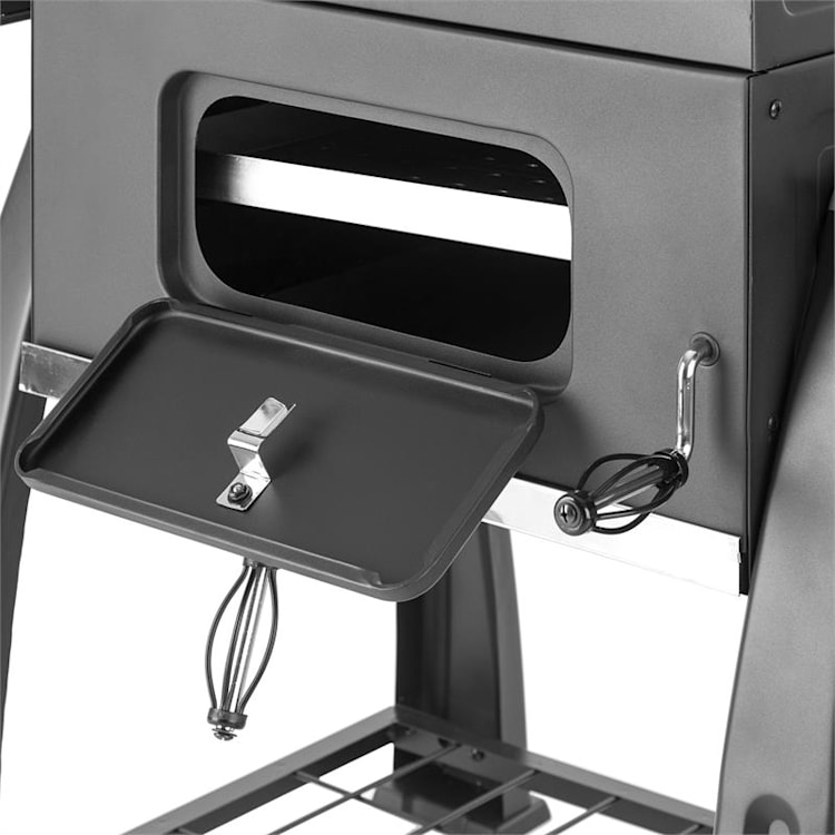 Bigfoot Holzkohlegrill Smoker BBQ-Grill 55 x 40 cm Stahl schwarz