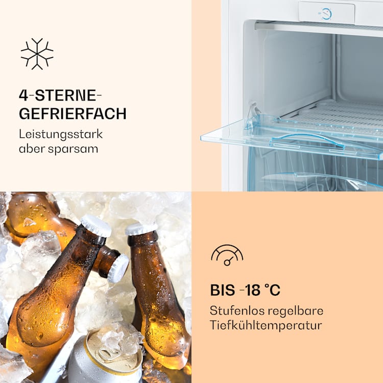 Garfield XL Gefrierschrank 4-Sterne 69L 80W Betriebsgeräusch: 41 dB Weiß