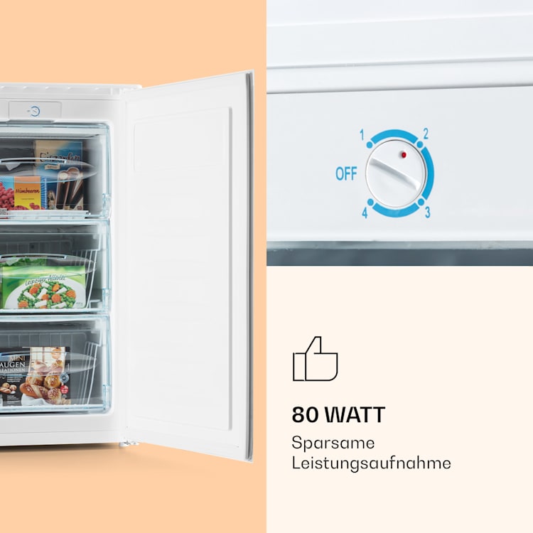 Garfield XL Gefrierschrank 4-Sterne 69L 80W Betriebsgeräusch: 41 dB Weiß