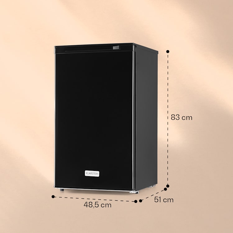Garfield XL, zamrzivač, 4 zvjezdice, 69 L, 80 W, F, bijela Crna