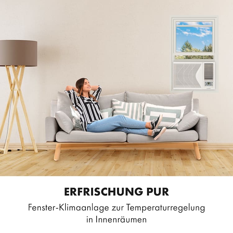 Frostik Fenster-Klimagerät 9.000 BTU/2,7 kW EEC A Fernbedienung