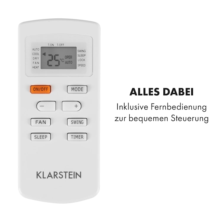 Frostik Fenster-Klimagerät 9.000 BTU/2,7 kW EEC A Fernbedienung