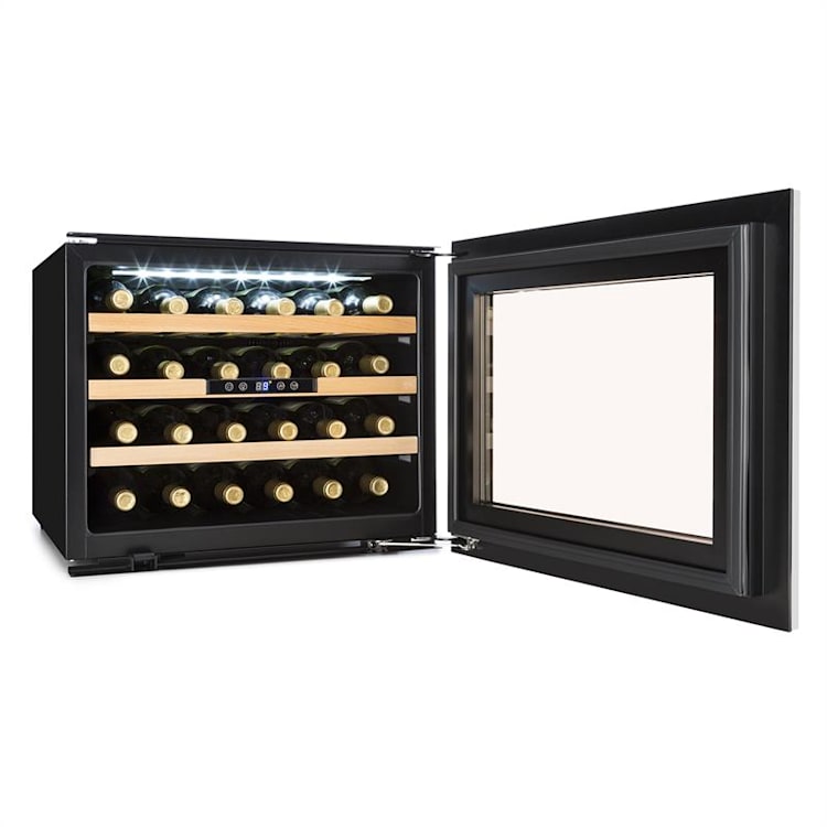 Vinsider 24 Built-In Uno Einbau-Weinkühlschrank 24 Flaschen 57 Liter 24 Flaschen | 1 Kühlzone | Edelstahl