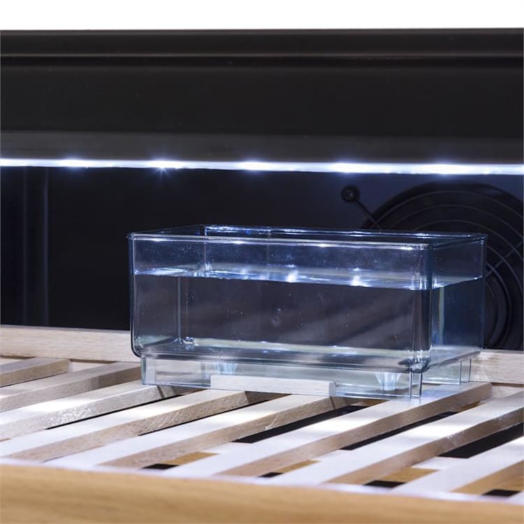 Vinsider 35D Einbau-Weinkühlschrank 35 Flaschen | 2 Kühlzonen | Edelstahl