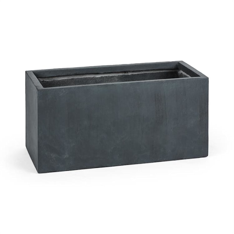 Solidflor Cubo para plantas Maceta 79,5x38x38 cm antracita 79,5 cm | Antracita