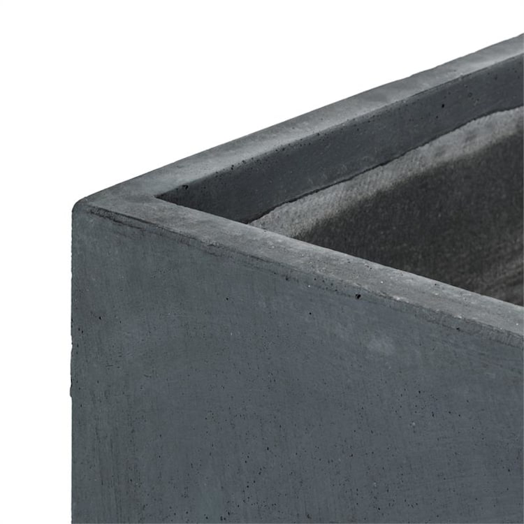 Solidflor Cubo para plantas Maceta 79,5x38x38 cm antracita 79,5 cm | Antracita