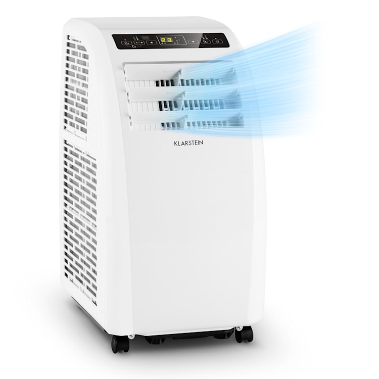 Metrobreeze Rom mobile Klimaanlage 10.000 BTU/3,0 kW EEC A+ Fernbedienung weiß Weiß