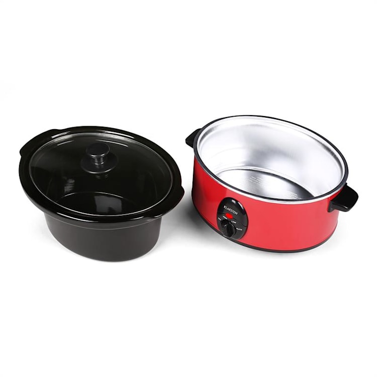 Bristol 35 Slow Cooker Schongarer 3,5 Liter 200W rot