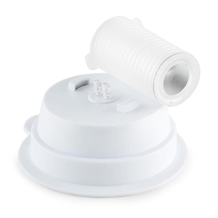 Wetterfrosch LED-Stimmungslicht gelb/blau Einweckglas Solar Akku